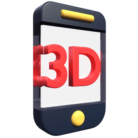 Telefone metaverso  3D Icon