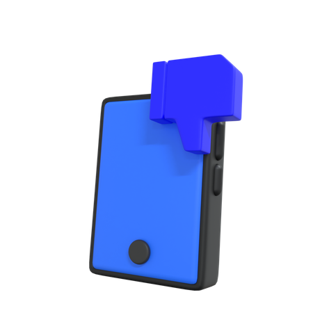 Antipatia por telefone  3D Icon