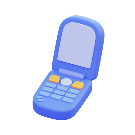 Telefone retrô  3D Icon