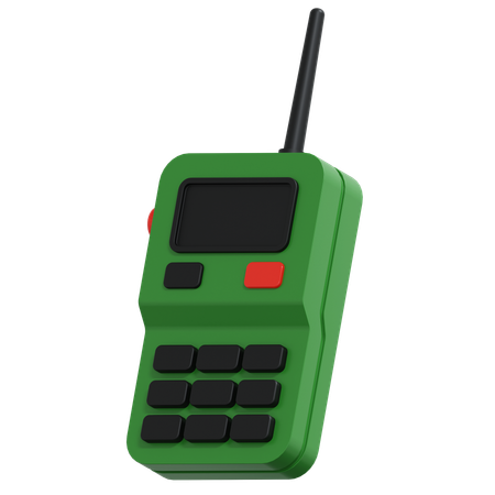 Telefone via Satélite  3D Icon