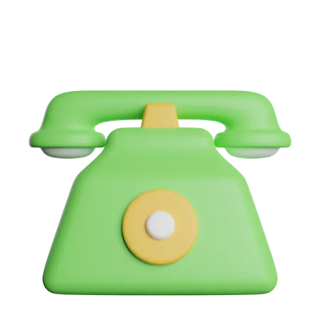 Telefone Classico Simplesmente 3D Icon