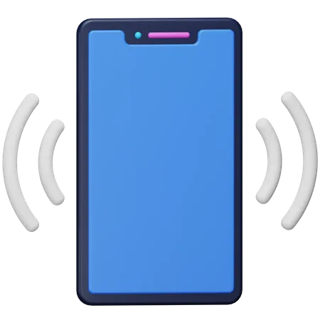 Vibração do telefone  3D Icon