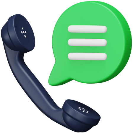 Telefongespräch  3D Icon