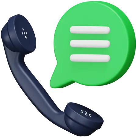 Telefongespräch  3D Icon