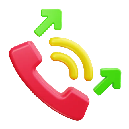 Telefonhörer  3D Icon