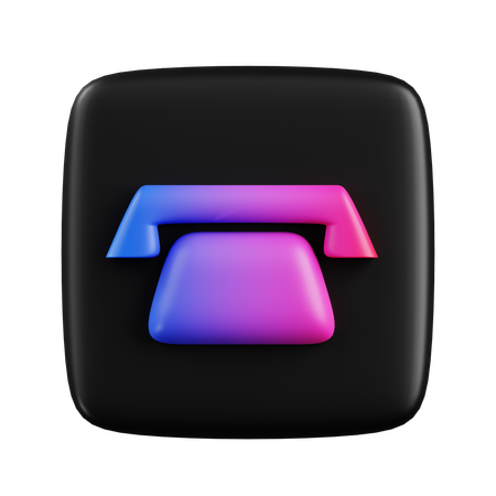 Teléfono  3D Icon