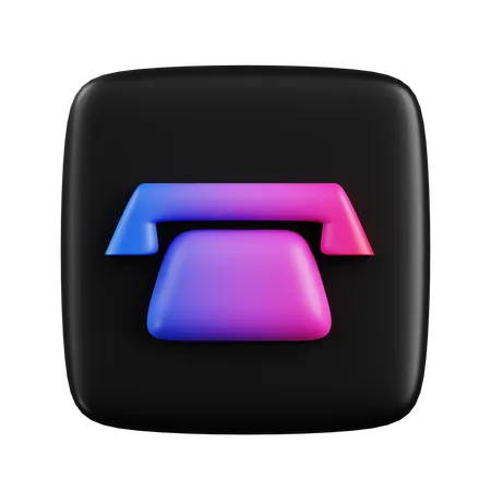 Teléfono  3D Icon