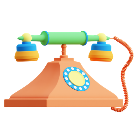 Teléfono  3D Icon