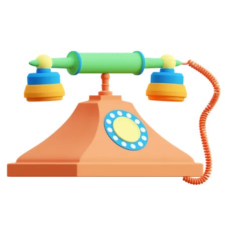 Teléfono  3D Icon