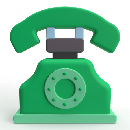 Teléfono  3D Icon