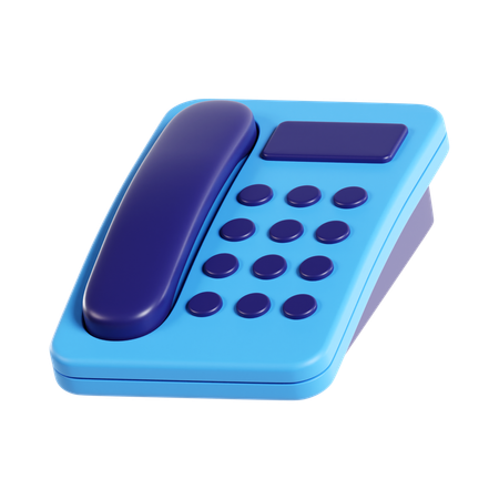Teléfono  3D Icon