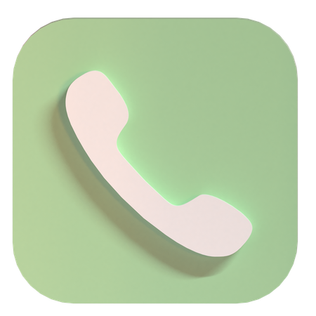 Teléfono  3D Icon