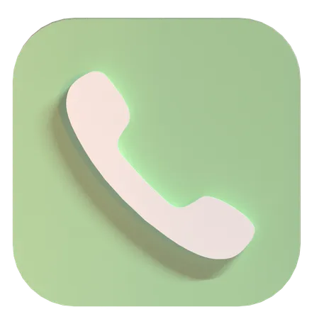 Teléfono  3D Icon