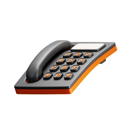 Teléfono  3D Icon