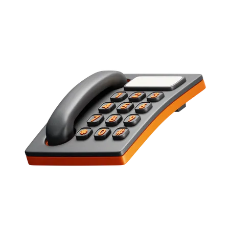 Teléfono  3D Icon