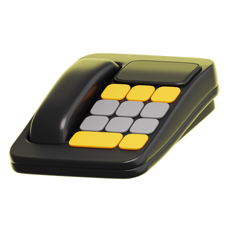 Teléfono  3D Icon