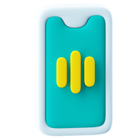 Teléfono  3D Icon