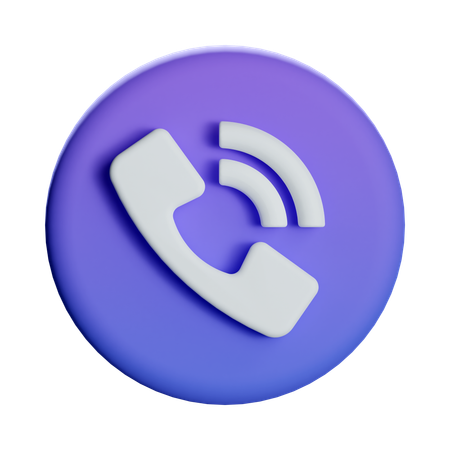 Teléfono  3D Icon