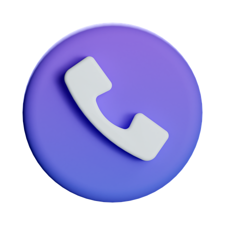 Teléfono  3D Icon