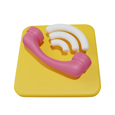 Teléfono  3D Icon