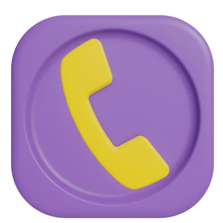 Teléfono  3D Icon