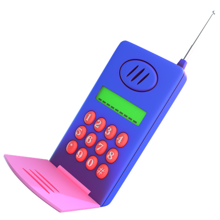 Teléfono  3D Icon