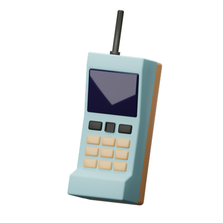 Telefono viejo  3D Icon