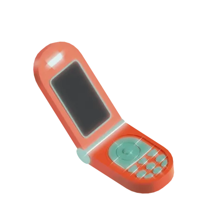 Telefono viejo  3D Icon