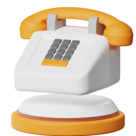 Telefono clasico  3D Icon