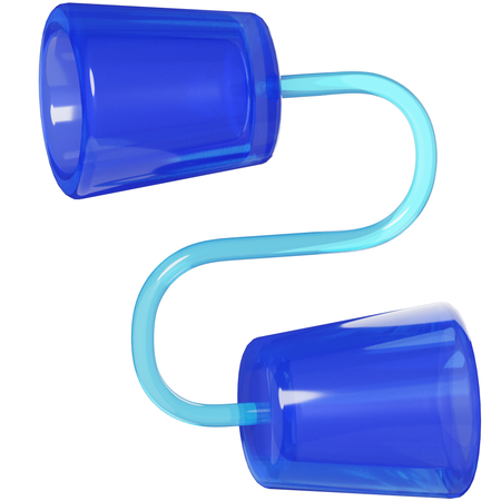 Teléfono de cristal  3D Icon