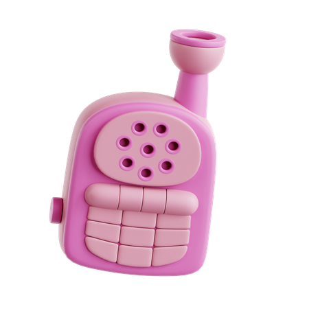 Telefono de juguete  3D Icon