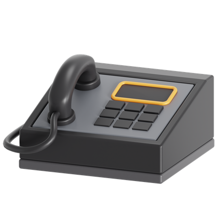 Telefono de oficina  3D Icon