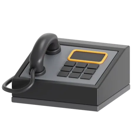 Telefono de oficina  3D Icon