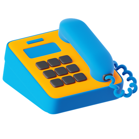 Telefono de oficina  3D Icon