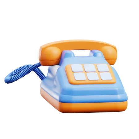 Telefono de oficina  3D Icon