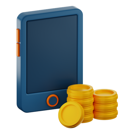 Dinero telefonico  3D Icon