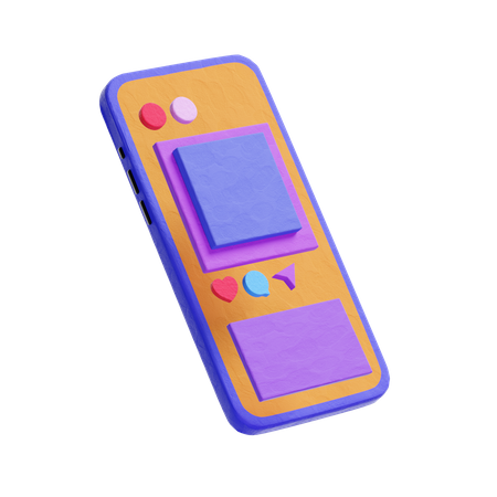 Teléfono inteligente  3D Logo