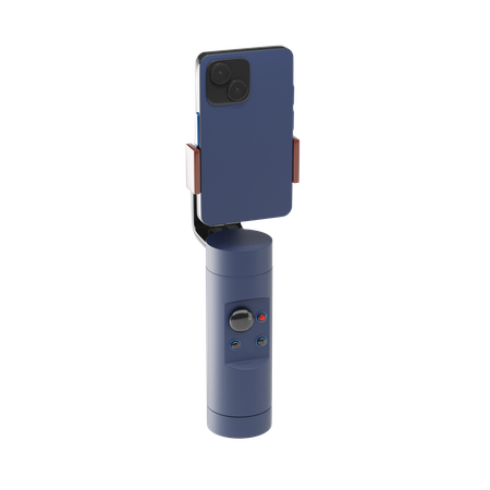 Teléfono inteligente con cardán  3D Icon