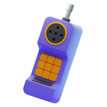 Teléfono móvil  3D Icon