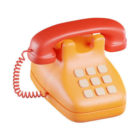 Telefono de oficina  3D Icon