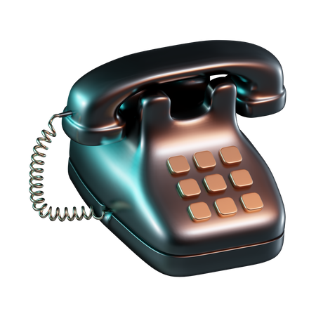 Telefono de oficina  3D Icon