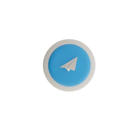 Telegram  3D Icon