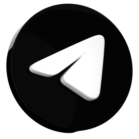 Telegram  3D Icon