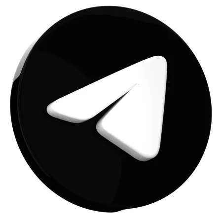 Telegram  3D Icon