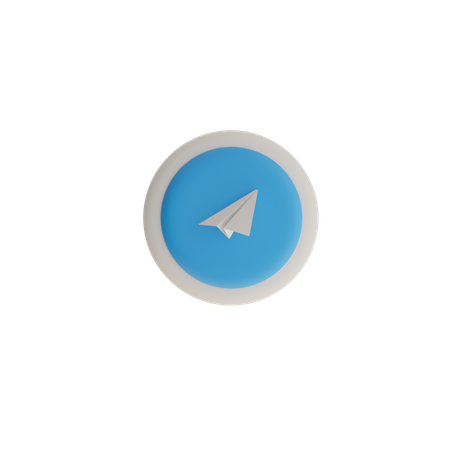 Telegram  3D Icon