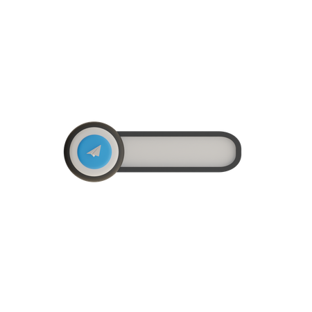 Telegram  3D Icon