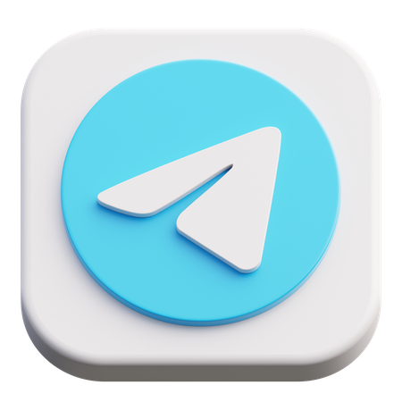 Telegrama  3D Icon