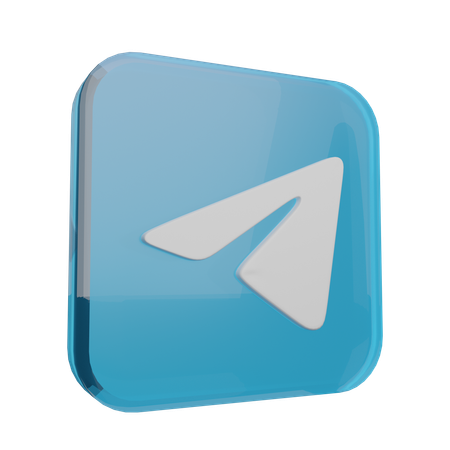 Télégramme  3D Icon