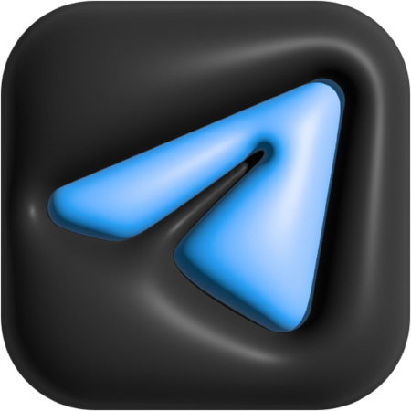 Télégramme  3D Icon