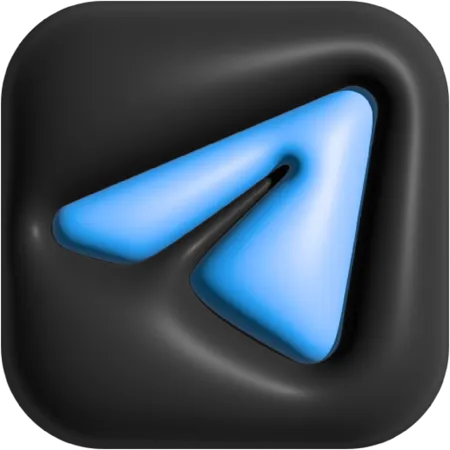 Télégramme  3D Icon